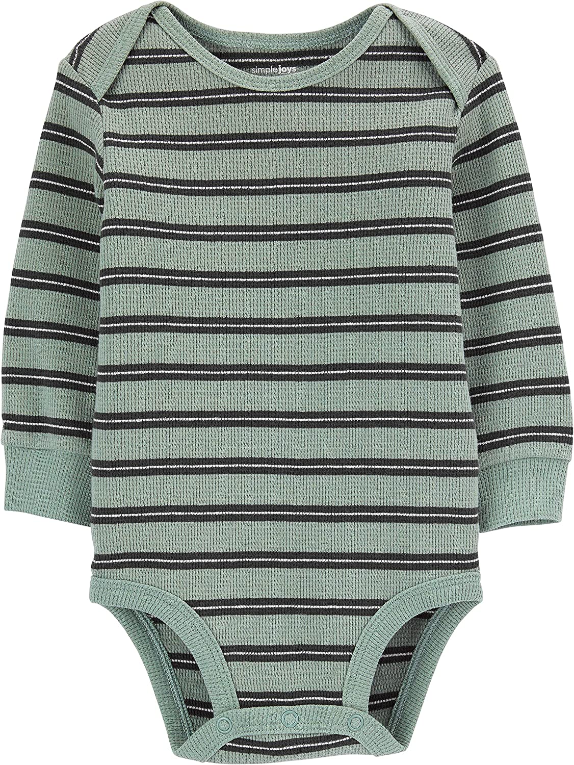 Simple Joys by Carter's Unisex Babies' Long-Sleeve Thermal Bodysuits, Pack of 4 - Image 2